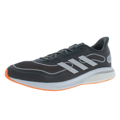 For Supernova M Men's Running Shoes Grey/White/Orange Color | 100% Authentic Made in Vietnam Model MSS-FX6821