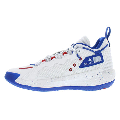 For Unisex Sm Dame 7 Extraply Running Shoes Model GX3460 White/Blue Color Made in Vietnam | 100% Authentic
