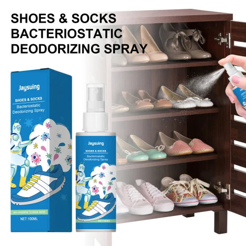 Jaysuing Shoes And Socks Deodorant Spray  Sneakers Clean Odors Dry Cool Keep Fragrance Shoe Cabinet Freshener