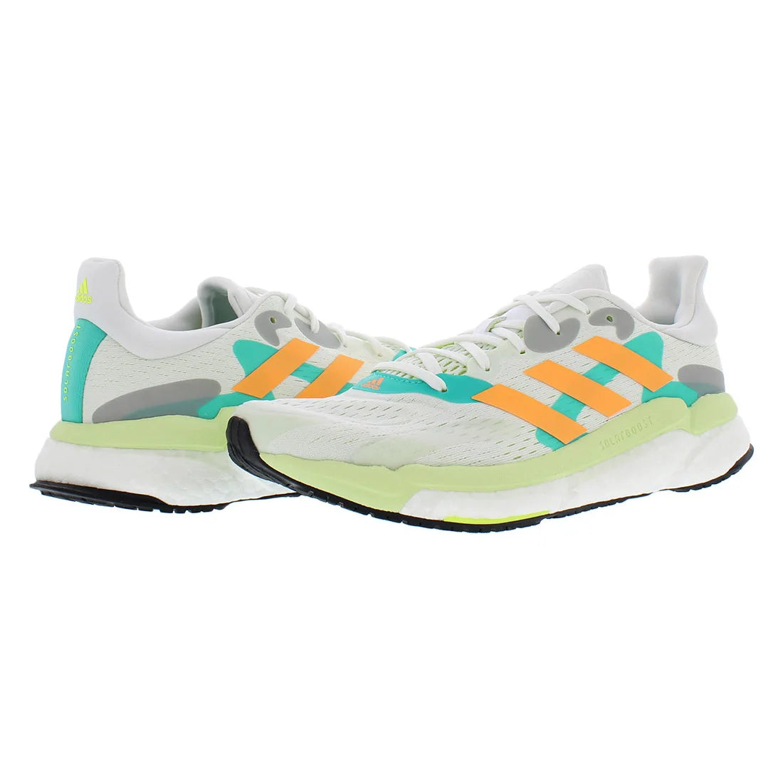 For Solar for 4 Men's Running Shoes White/Teal Color Model GX3039 Vietnam | 100% Authentic