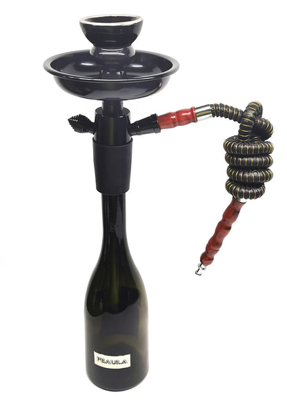 Water Pipe Smoking Bottle Stem Hookah Kit Liquor Glass Chicha Set Vodka Hookha Champagne Travel Whiskey Shicha Beer Wine Sheesha