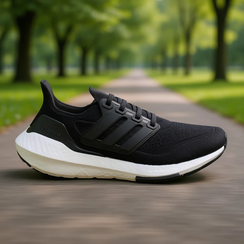 For Ultraboost 21 Women's Running Shoes Black Mesh Upper EVA Midsole Rubber Outsole Spring Season Vietnam Made Model FY0402