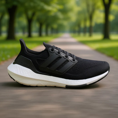For Ultraboost 21 Women's Running Shoes Black Mesh Upper EVA Midsole Rubber Outsole Spring Season Vietnam Made Model FY0402