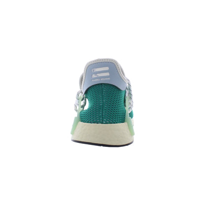 For Originals Pw Hu for Men's Shoes Emerald/Egret Size 5 Custom Sport Sneakers Spring/Summer with EVA & Mesh Vietnam