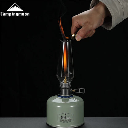 CAMPINGMOON T-1 Portable Outdoor Camping Light Gas Lighting Camping Lamp Tent Lamps camping gas lanterns
