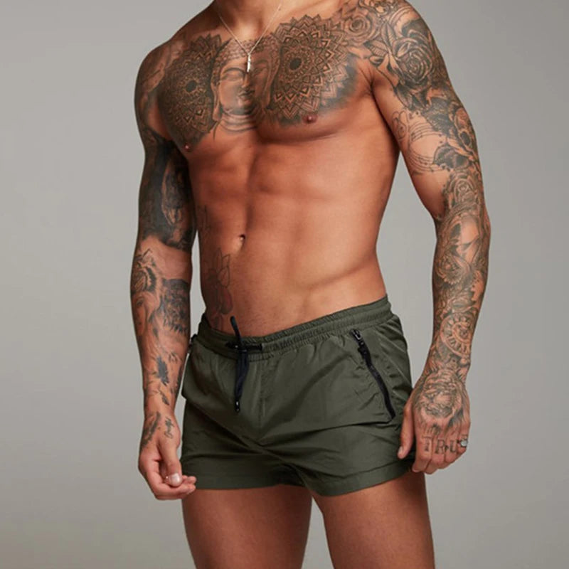 Summer Board shorts Swimwear Mens Swim Shorts Summer Beach Shorts Boxer Swimming Trunks Men Swimsuit High Quality Board Shorts
