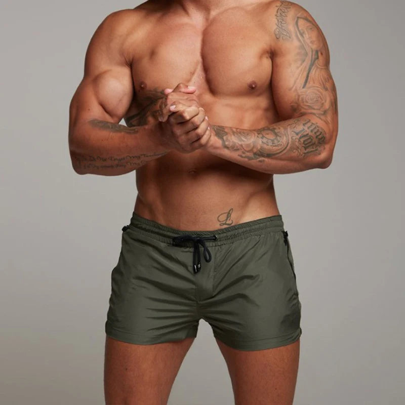 Summer Board shorts Swimwear Mens Swim Shorts Summer Beach Shorts Boxer Swimming Trunks Men Swimsuit High Quality Board Shorts