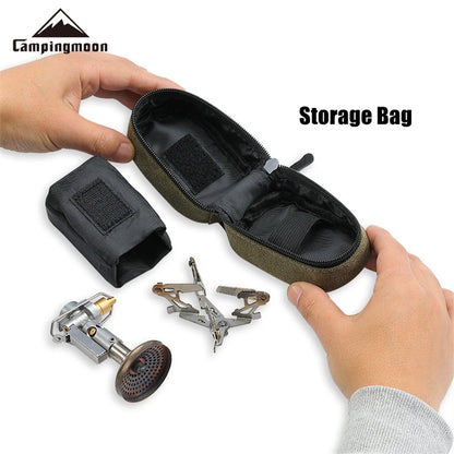 CAMPINGMOON  XD-2F Outdoor Portable Voltage Stabilized Integrated Gas Stove High Power Windproof Hiking Field Stove Cooker