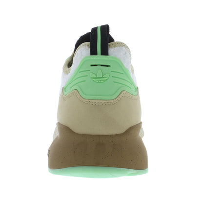 For Originals ZX 2K for Men's Sneakers White/Beige/Mint Knit Upper with EVA Mesh Insole | 100% Authentic Made in Vietnam
