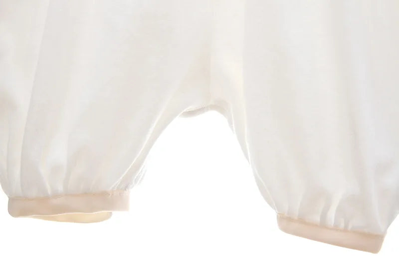 Baby Boy Baptism Romper Set with Hat – 3-24M