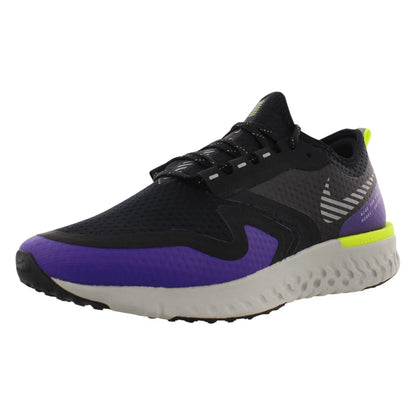 For Women's Odyssey React 2 Shield Sneakers Black/Metallic Silver/Purple Size 6 Spring Summer Sport Style EVA Mesh Vietnam