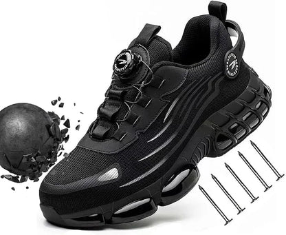 Men's outdoor comfortable breathable safety boots non-slip hiking shoes casual travel sports shoes anti-smash safety shoes