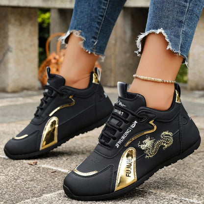 Men's Designer Sneakers Leather Waterproof Casual Sports Shoes Couples Skateboard Shoes