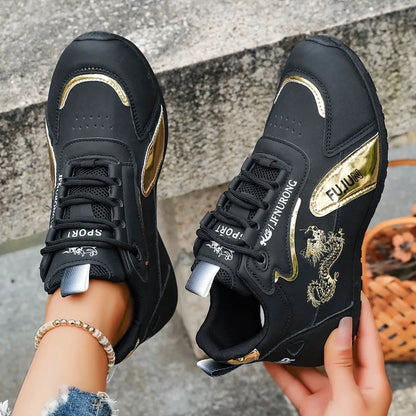 Men's Designer Sneakers Leather Waterproof Casual Sports Shoes Couples Skateboard Shoes