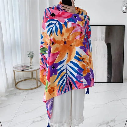 20 styles 90x180cm Cotton linen Summer Beach Dress Bikini Cover-ups Sarong Wrap Scarf Women Brazilian Swimsuit Bathing Cover Up