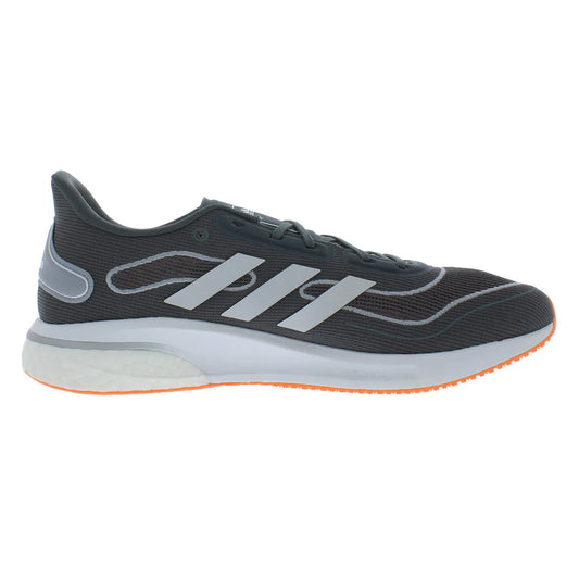 For Supernova M Men's Running Shoes Grey/White/Orange Color | 100% Authentic Made in Vietnam Model MSS-FX6821