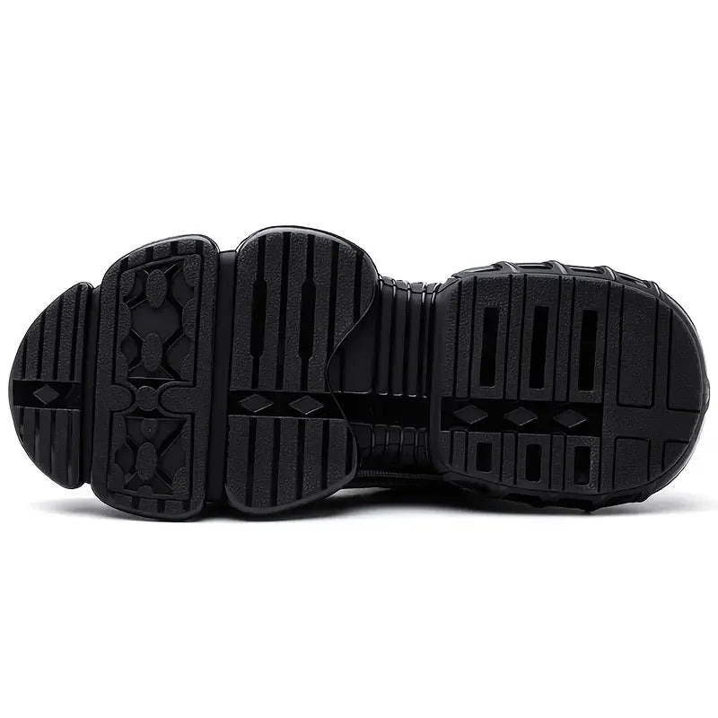 Men's outdoor comfortable breathable safety boots non-slip hiking shoes casual travel sports shoes anti-smash safety shoes