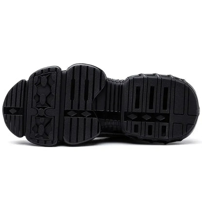 Men's outdoor comfortable breathable safety boots non-slip hiking shoes casual travel sports shoes anti-smash safety shoes