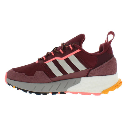 For Women's Zx 1K for Running Shoes Burgundy/Silver Seasonal Collection | 100% Authentic Made in Vietnam Model MSS-GV8025