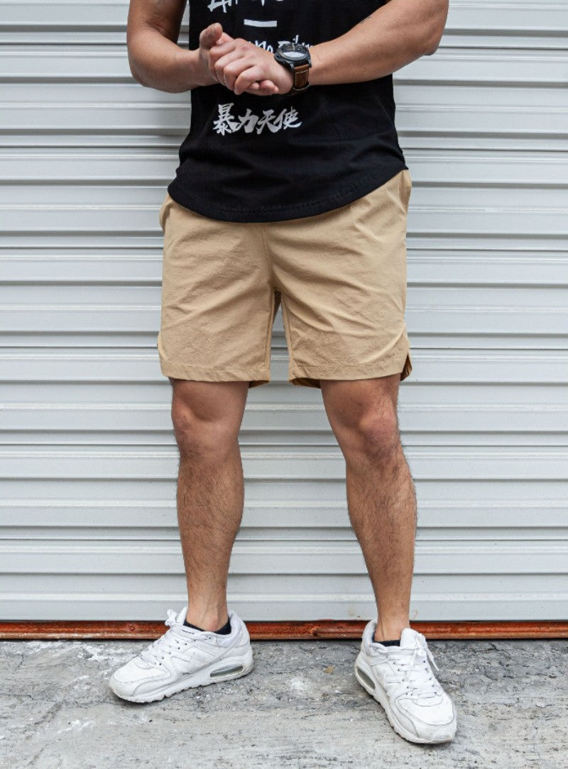 Men Hot Shorts Light Weight Thin Short Pants Running Squat Fitness Shorts Men GYM Wear Quick-drying Drawstring Shorts