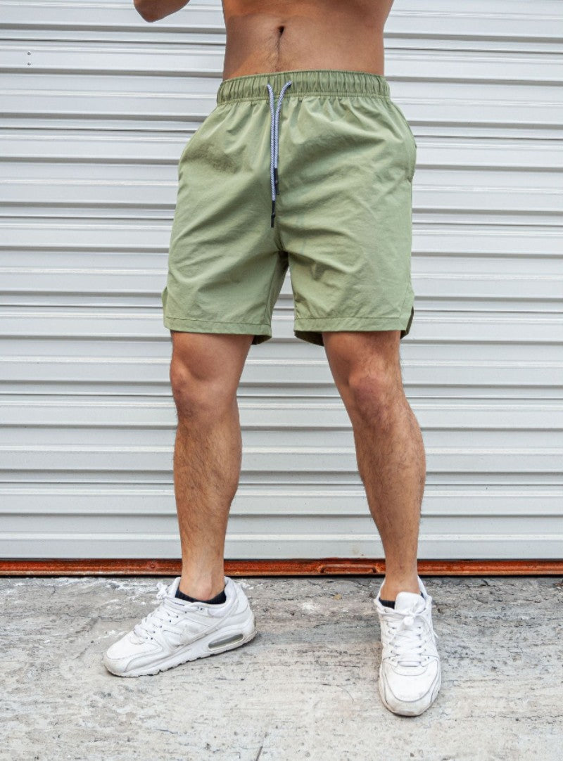 Men Hot Shorts Light Weight Thin Short Pants Running Squat Fitness Shorts Men GYM Wear Quick-drying Drawstring Shorts