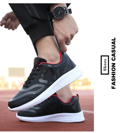 Black Sneakers Comfortable Sports Running Shoes For Men Tenis Masculinos Autumn Lightweight Casual Shoe Zapatillas Hombre