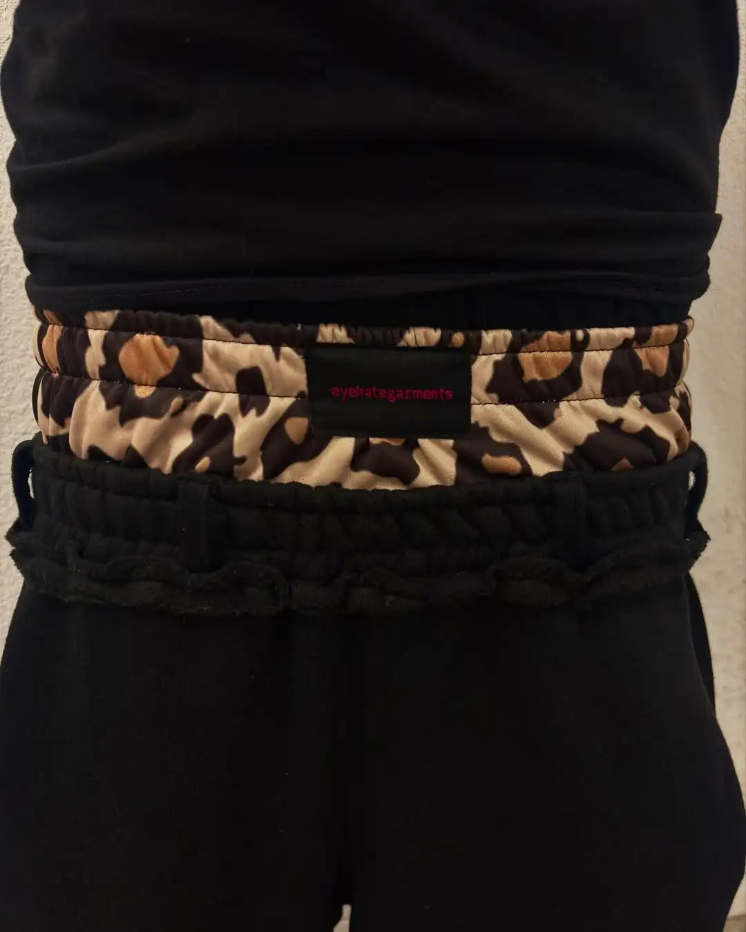 Retro double waist design casual street men pants hip-hop gothic harajuku loose pants Y2K letter pattern sports pants