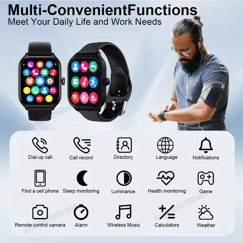 Outdoor Military GPS Smart Watch Men Waterproof Multiple Sport Mode Fitness HD Bluetooth Call Smartwatch Men Women Bracelet Ht30