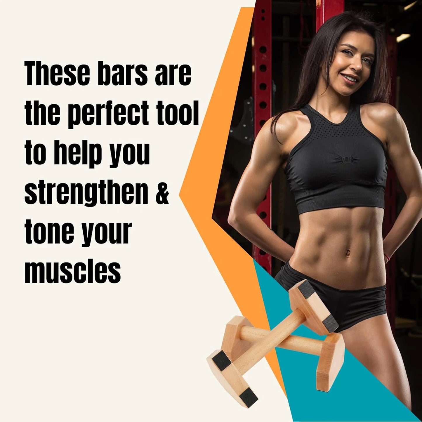 Push Up Stand Training Board Solid Wood Inverted Stand Auxiliary Chest Muscle Training Tool Dormitory Fitness Equipment
