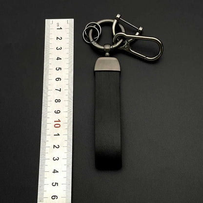 Custom Leather Father Day Dad Gifts Key Ring Camping Hiking Company Package Day BackpackWholesale Chain Bag Car Trinkets Bulk