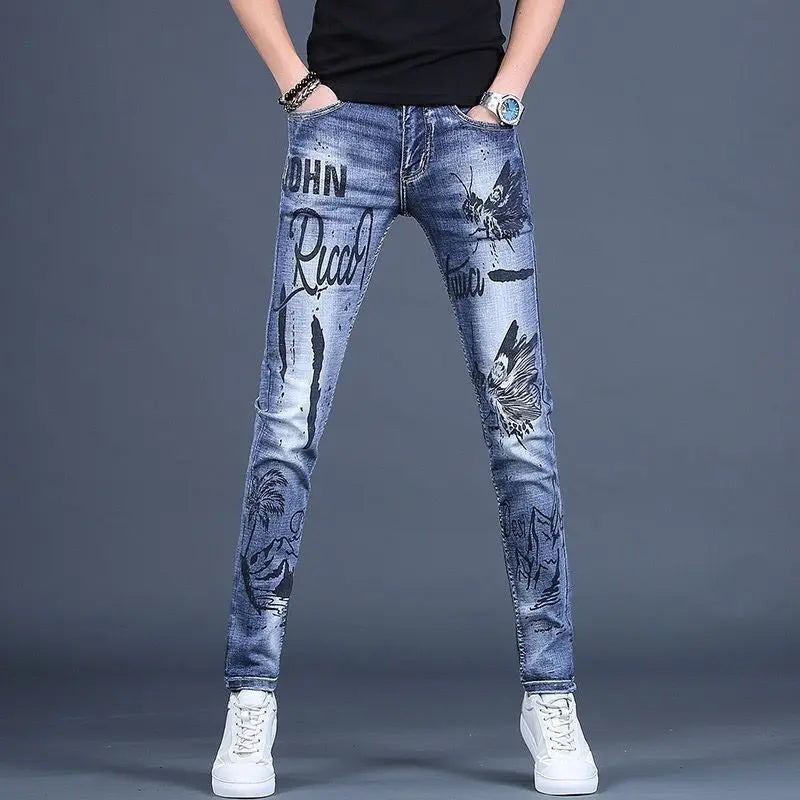Tapered Harajuku Cowboy Jeans