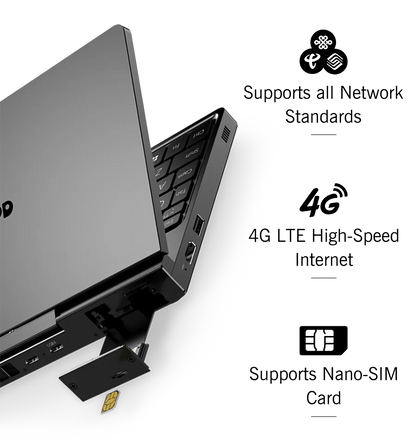 New 2025 version! GPD Pocket 4 8.8-inch AMD Ryzen AI 9 HX 370/8840U 64GB RAM 2TB NVMe Mini Laptop Computer for business