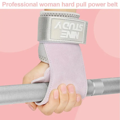 Leather Dog Paw Fitness Power Straps Wear-resistant Adjustable Dog Paw Wrist Straps Durable Pink/Purple
