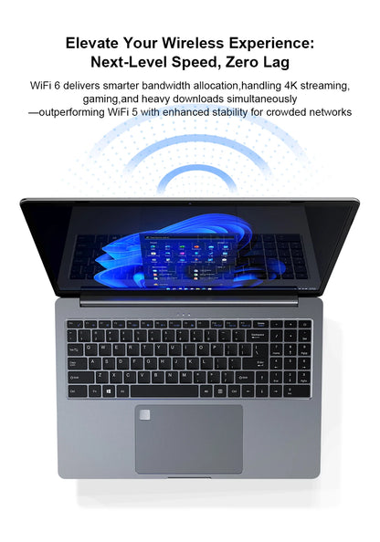 Ninkear A15 Pro Laptop AMD Ryzen 5,16 inch 120Hz 2560*1600 Display Screen 16GB 1TB Fingerprint Unlock Notebook Computer
