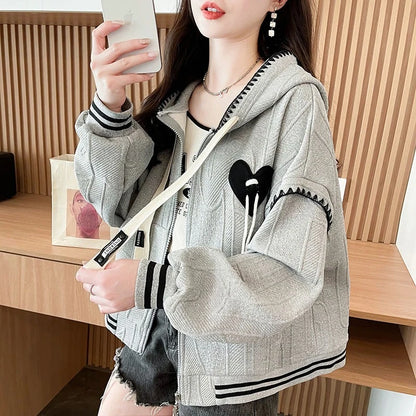 Y2K Vintage Full Zip-Up Hoodie