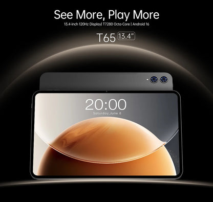 Teclast T65 13.4-inch 2K 120Hz Android 16 Tablets 128GB/ 256GB ROM Unisoc T7280 Octa-core 8000mAh Battery 4G Dual SIM Tablets