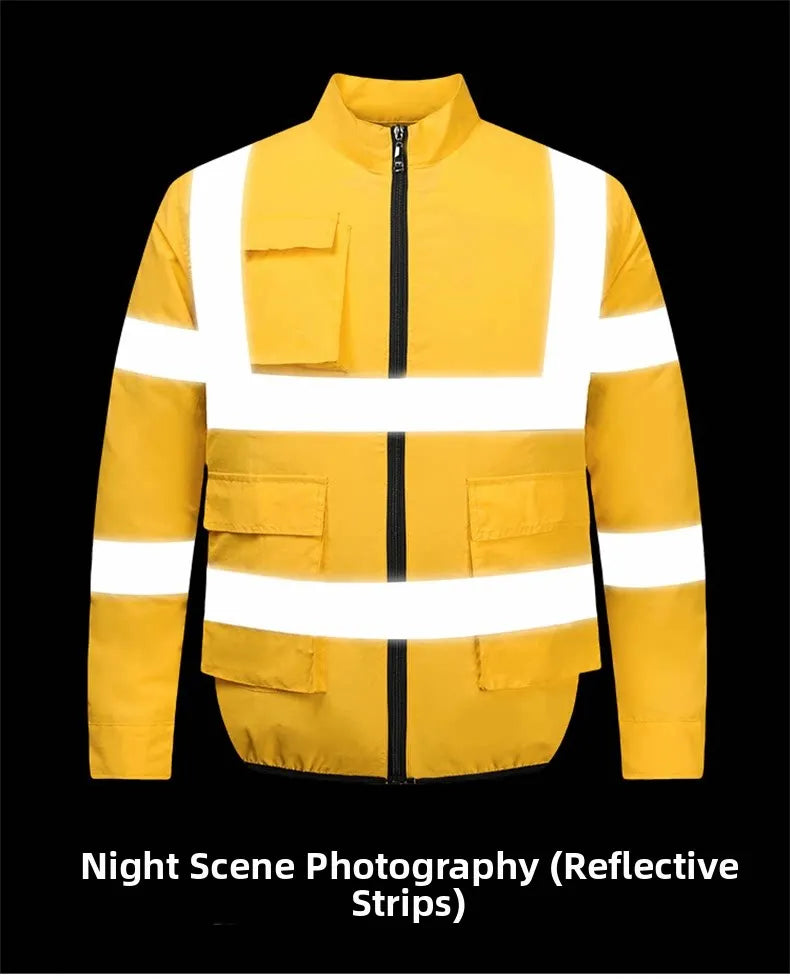 Smart Air Conditioning Cooling Jacket Men Breathable Sun Protection Workwear For Outdoor Workers Fishing Hiking