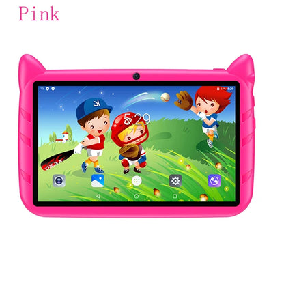 New 7 Inch 5G WiFi Tablet Quad Core 4GB RAM 64GB ROM Kids Learning Education Android Tablets Dual Cameras Google 4000mAh