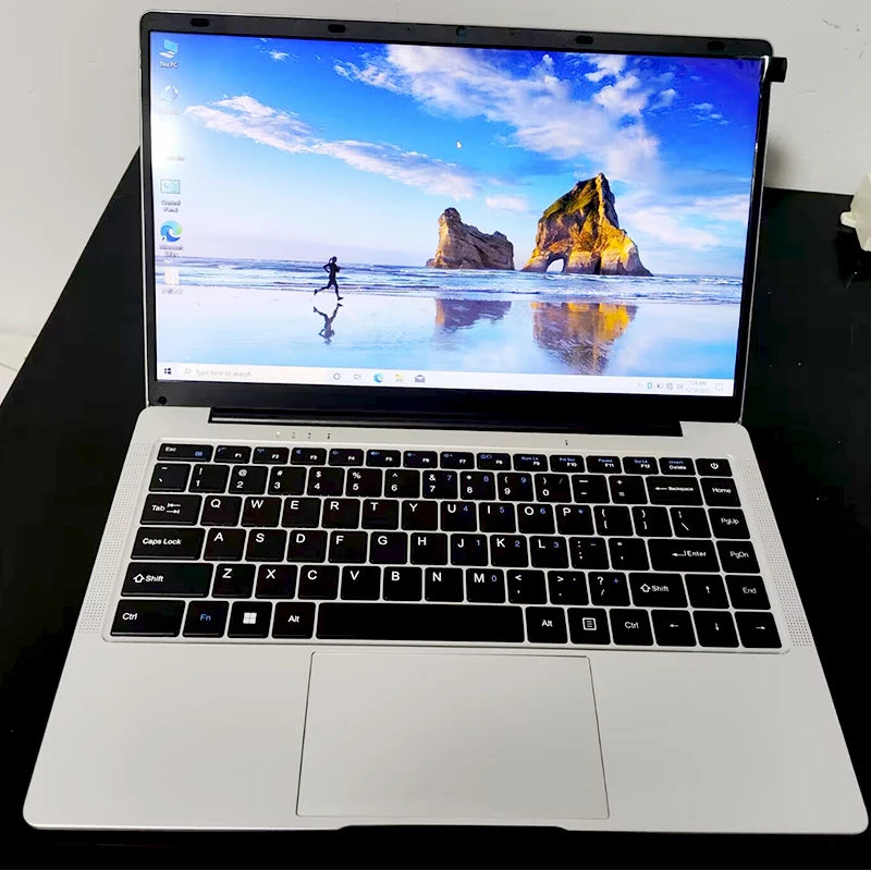 14inch Student Cheap Laptop 6GB RAM 64GB/128GB/512GB SSD HD Cam WiFi Bluetooth  Windows 10 Notebook Computer
