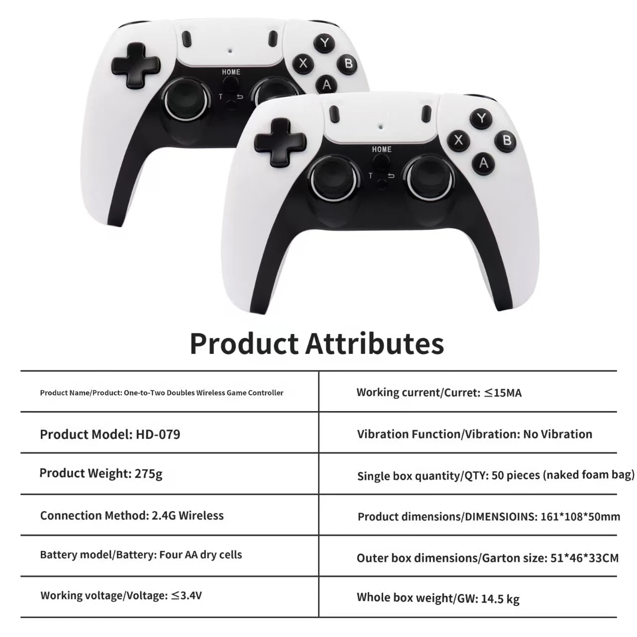 Wireless Gaming Controller For PS1 PS2 PS3 PC Android Wireless Controller Video Game Handheld Game Console Entertainment Gamepad