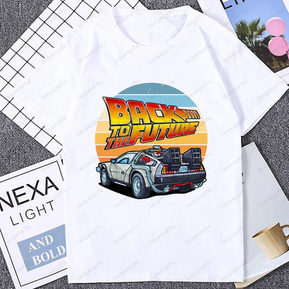Mens Clothing  Doc Brown Back To The Future Back To The Future 1.21 Gigawatts Fun Tops Tee T Shirt Loose Tops T-Shirt
