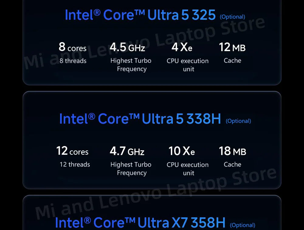 Xiaomi REDMI Book Pro 14 2026 Ultra5-338H/Ultra X7-358H 32GB+1TB 14inch 2.8K 120Hz Screen Blue