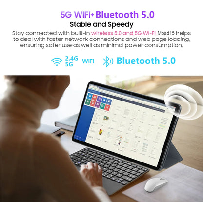 Mpad15 14 Inch Big Screen Android 15 Tablet PC 16gb+512GB Phone Call 5G WIFI Kids Pad tablet For Educational Online Class