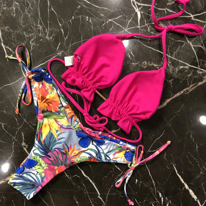Women's Printed Bikini Beach Holiday Trio