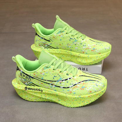 Men's Sneakers Trend Walking Speciality Carbon Board Marathon Sports Shoes Male Running Athletic Nonskid Sneakers﻿ For Women
