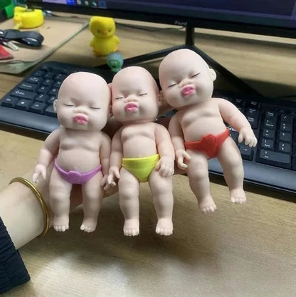 Decompression Black Doll Pinch Fun African Palm Small Doll Strange Interesting Funny Ugly Doll Ventilatory Toy Children's Toys