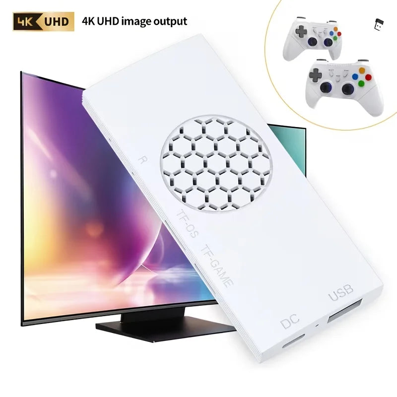 G99 Plug & Play TV Game Console – 4K, Dual Controllers