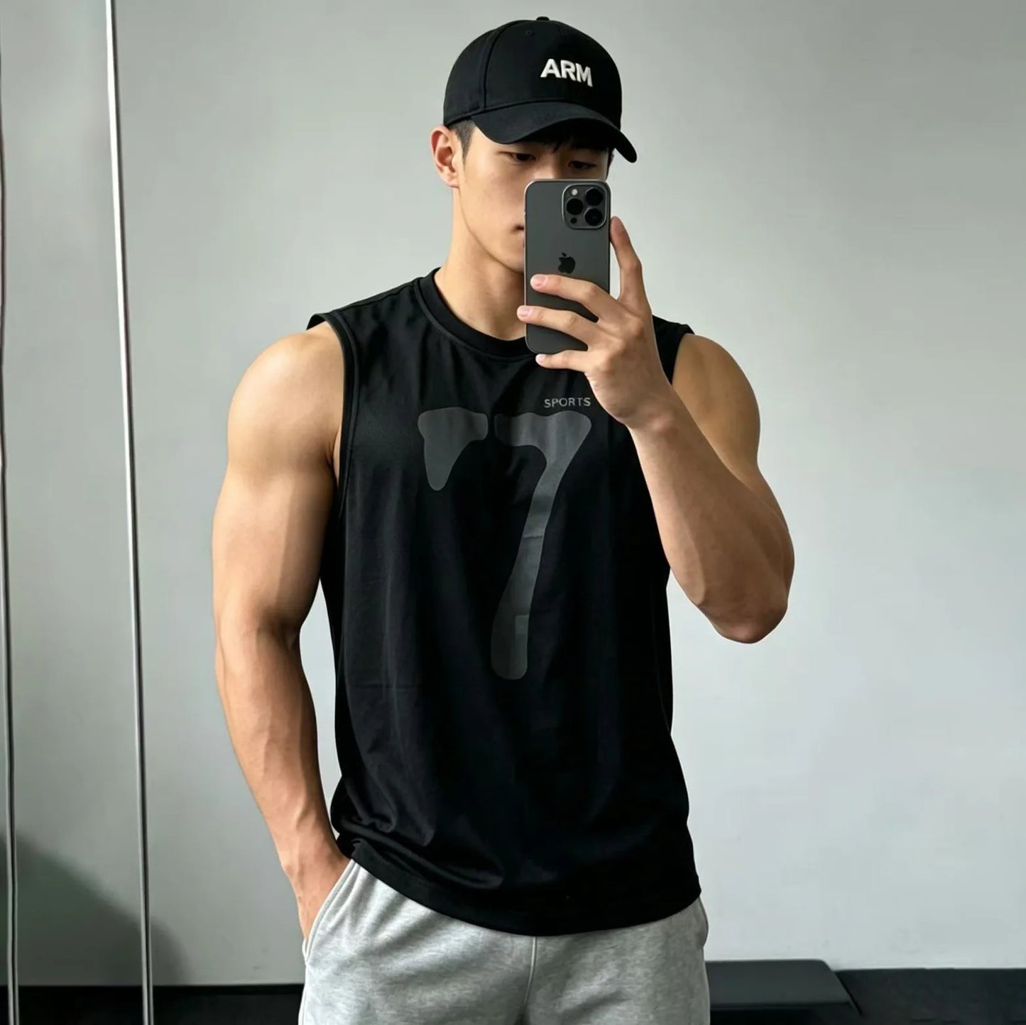 Running Tank Top Men Summer Sport Gym Vest Quick Dry Training Tanktop Workout Singlets Man Fitness Bodybuilding Sleeveless Shirt