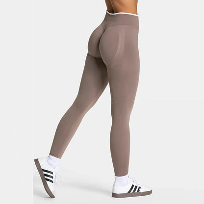 Yoga Pants Sport Leggings Women Seamless High Waist Scrunch Booty Peach Push Up Tights Fitness Workout Leggins Gym Clothes