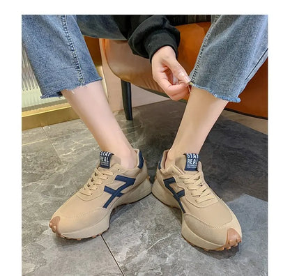 Sneakers Leather Platform Shoes New Fashion Women Leisure Light Anti-slip Green Running Luxury Shoe Fashion Designer Women Shoes